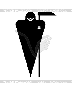 Grim Reaper icon sign. Death symbol - vector clipart