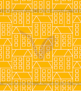 House pattern seamless. favela background. Baby - vector clipart / vector image