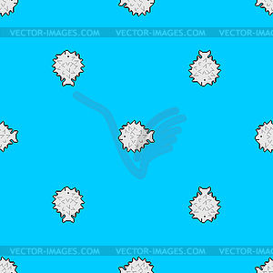Spotted Puffer pixel art pattern seamless. 8 bit - vector image
