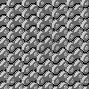 Bicycle chain pattern seamless. background - vector clipart