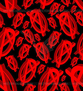 Anarchy pattern seamless. lack of organized power - royalty-free vector clipart