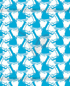 Hippopotamus pattern seamless. Hippo background. - vector clipart