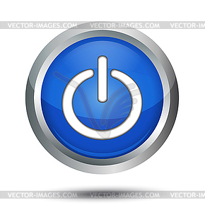 Icon with a sign off - vector clip art