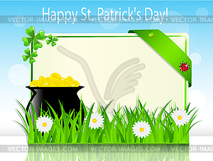 Poster holiday St. Patrick's Day - vector clipart