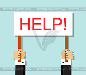 Tired office worker - vector EPS clipart