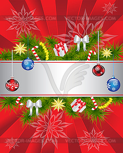 Christmas background - vector image