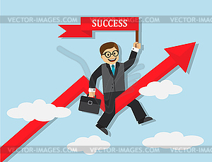 Business success - vector image