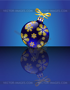 Christmas ball - vector clip art