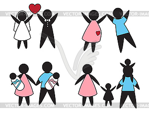 Family values - vector clipart