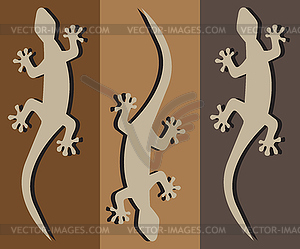 Geckos - vector image