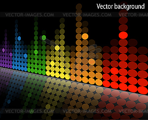 Разноцветные эквалайзер - клипарт