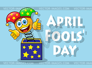 Fun April Fools' Day - vector image