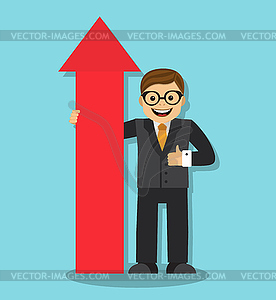 Business success - vector image