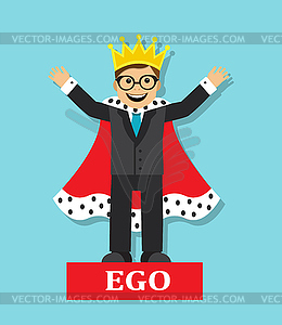 High self-esteem - vector clip art