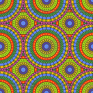 Seamless colorful abstract pattern - vector clipart