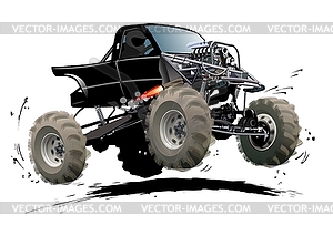 Cartoon Monster Truck - vector image