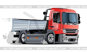 Мультяшная доставка или грузовой автомобиль - векторное изображение