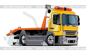 Cartoon tow truck - vector clipart