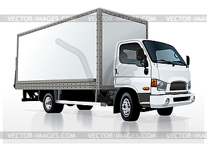 Шаблон грузовика - изображение в векторном формате