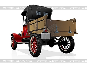 Retro truck - vector image