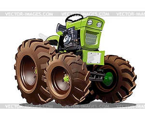 Cartoon Tractor - vector image