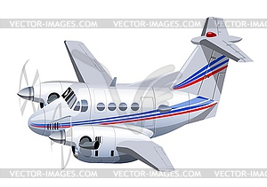 Cartoon utility aircraft - vector clipart