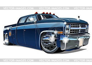 Cartoon lowrider - vector image