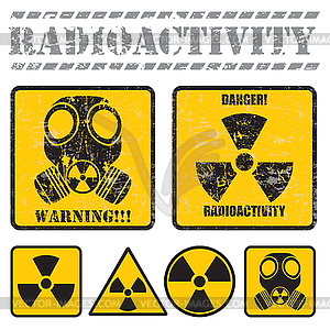 Radioactivity - vector image