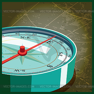 Compass east - vector image