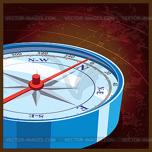 Компас Северный - векторное графическое изображение