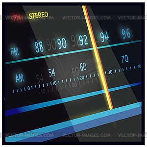 Frequency black - vector image