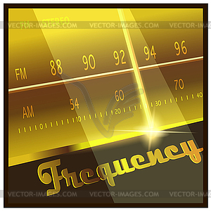 Frequency - vector image