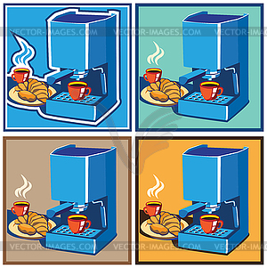 Coffee shop - vector clip art