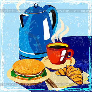 Lunch time - vector clipart