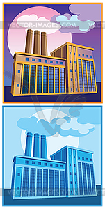 Factories - vector clipart
