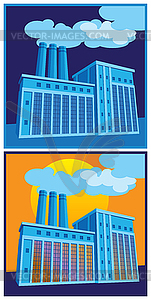 Промышленность - векторный рисунок