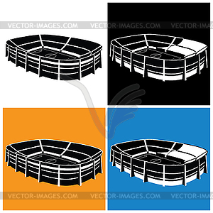 Stadium symbol - vector clipart