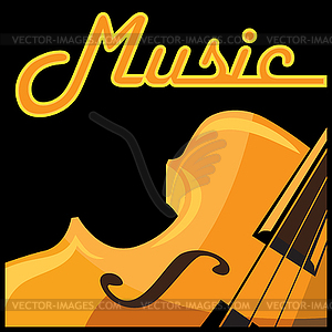 Violin - vector clipart