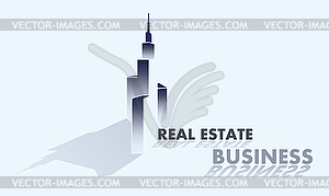 Real estate business - royalty-free vector clipart