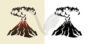 Volcano - vector clipart