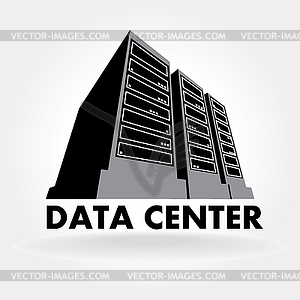 Data Center - vector clipart