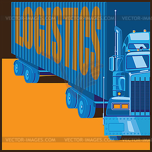 Big truck - vector image