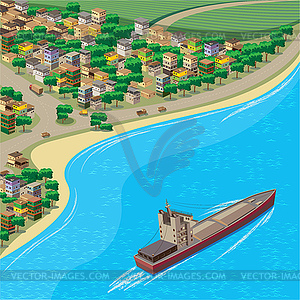 Coastline - vector image