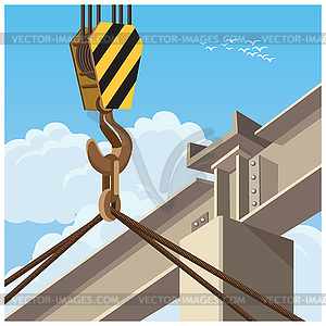 Hi rise construction - royalty-free vector image