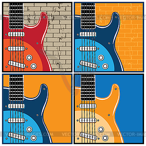 Guitars - vector image