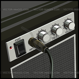 Guitar Amplifier - vector clipart