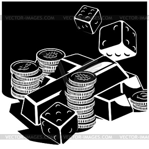 Fortune and money - vector clipart