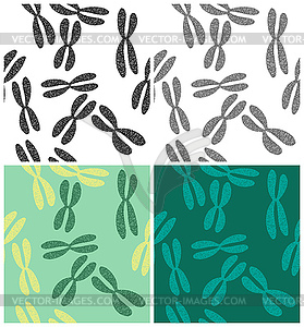 Chromosomes patterns - vector clipart