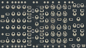 Control panel - vector image