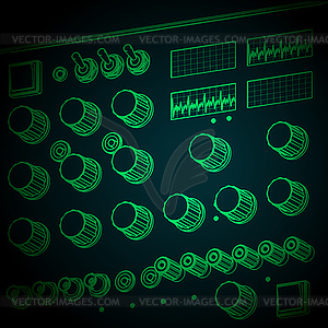 Electronics Equipment - vector clipart